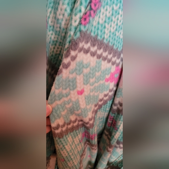 Secret Treasures Fleece Short Hooded Housecoat 2X - Picture 2 of 4